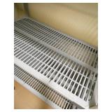 K - Two sections of metro max shelving approx 36x24