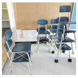 Rm 105 - 10 desks and 10 chairs