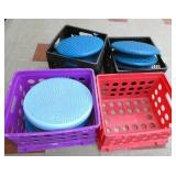 Rm 105 - milk crates of wobble discs