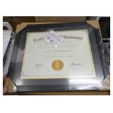Office - FIVE 8.5x11 certificate frames