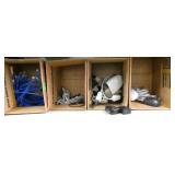 Rm 102 - Shelf of ethernet and usb cords, mice and bar code scanners