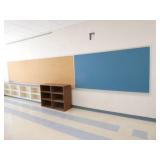 Rm 216 - TWO large cork/chalk board combos