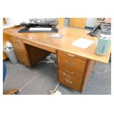 Office - Wood desk, no contents included