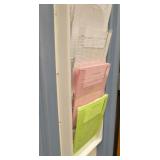 Office - Magazine/letter racks and 3 cork boards