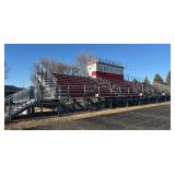 Stadium Bleachers with Press Box and Concession Stand
