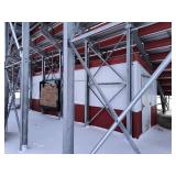 Stadium Bleachers with Press Box and Concession Stand