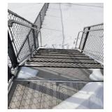 Stadium Bleachers with Press Box and Concession Stand