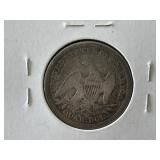 1853 Liberty Seated Quarter Arrows and Rays