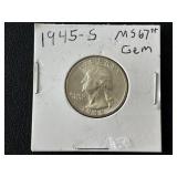 1945-S Washington Quarter