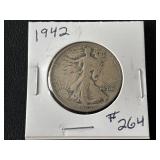 1942 Walking Liberty Half Dollar