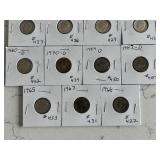 Roosevelt Dimes Including Silver