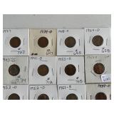 Lincoln Wheat and Memorial Cents