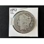 1893-CC Morgan Dollar Hard to Find KEY DATE Only 677,000 Minted