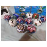 Smart Lights LED Light Show (Snowflurry), 12 Mini Candles, Crystal Rotary Stands