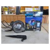 Smart Lights LED Light Show (Snowflurry), 12 Mini Candles, Crystal Rotary Stands