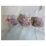 3 Mexican Amethyst