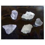 5 Rare Pieces of Fluorite Crystals