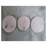 10 Milky Quartz Palm Stones