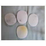 10 Milky Quartz Palm Stones