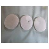 10 Milky Quartz Palm Stones