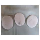 10 Milky Quartz Palm Stones