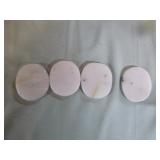 10 Milky Quartz Palm Stones