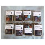 8 Small Boxes of Chakras Stones