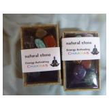 8 Small Boxes of Chakras Stones