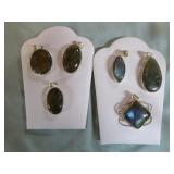 6 Labridorite Pendants