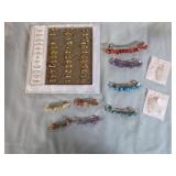 Rings, Barrettes and Earrings