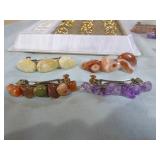 Rings, Barrettes and Earrings