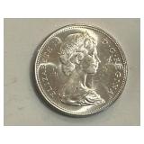 1967 Canadian Centennial Silver Dollar - 80% Silver