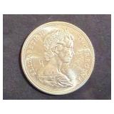 1967 Canadian Centennial Silver Dollar - 80% Silver