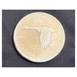 1967 Canadian Centennial Silver Dollar - 80% Silver