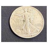 1943 Walking Liberty Half Dollar