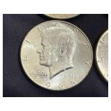 4 1965 Kennedy Half Dollars