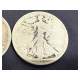 Walking Liberty Half Dollars 1917 & 1936