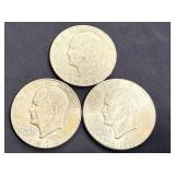 Ike Dollars - 1972, 1974 & 1976