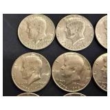 17 Kennedy Bicentennial Half Dollars