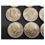 17 Kennedy Bicentennial Half Dollars