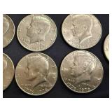 17 Kennedy Bicentennial Half Dollars