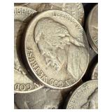 42 Jefferson Nickels 1940