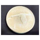 1967 Canadian Centennial Silver Dollar - 80% Silver