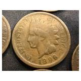 10 Indian Head Pennies