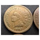 10 Indian Head Pennies