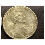 8 Indian Head Pennies & 4 Steel Wheel Pennies