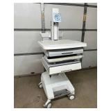 MSRP $3,800! Ergotron SV32-91211 StyleView WOW Cart – Premium height-adjustable workstation for sit/stand charting. Features spacious surface, slide-out keyboard tray, built-in drawers & smooth 