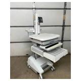 MSRP $3,800! Ergotron SV32-91211 StyleView WOW Cart – Premium height-adjustable workstation for sit/stand charting. Features spacious surface, slide-out keyboard tray, built-in drawers & smooth 