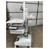 MSRP $3,800! Ergotron SV32-91211 StyleView WOW Cart – Premium height-adjustable workstation for sit/stand charting. Features spacious surface, slide-out keyboard tray, built-in drawers & smooth 