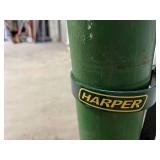 MSRP $500 – Harper Oxygen Cylinder Holder Cart with UN1072 Compressed Oxygen Tank, EMPTY Medical Oxygen Cylinder with Valve, Mobile Storage & Transport Cart